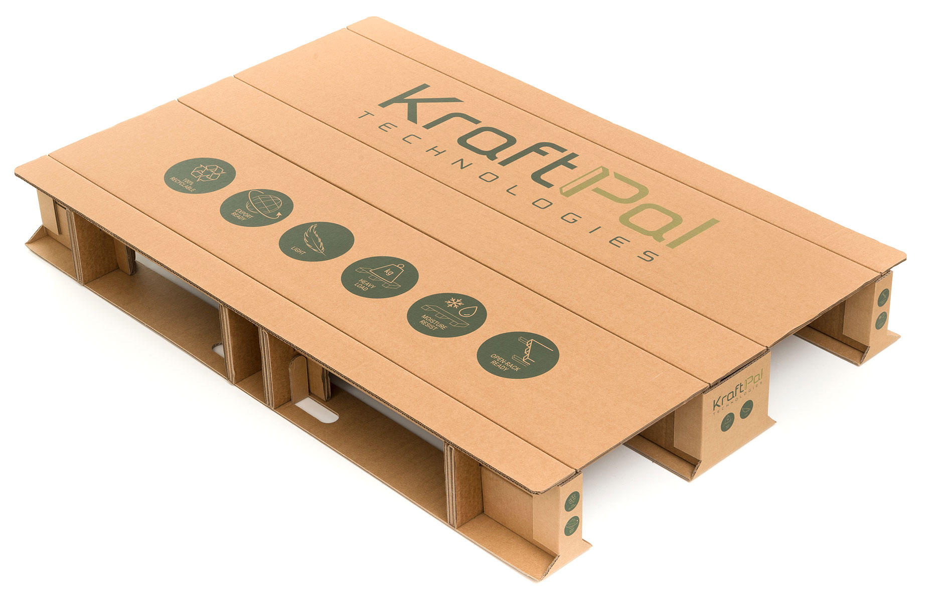 How will the Kraftpal pallet made of corrugated cardboard change the world?