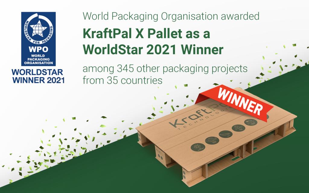Kraftpal continues to conquer the accolades and expert praises: declared Winner of the 2021 WorldStar Award by the World Packaging Organisation